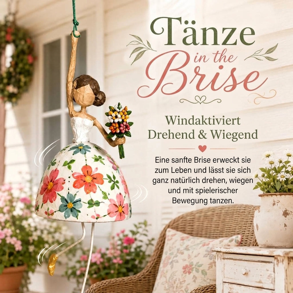 💃🌸 Verspielter Hängeschmuck „Tanzende Dame“