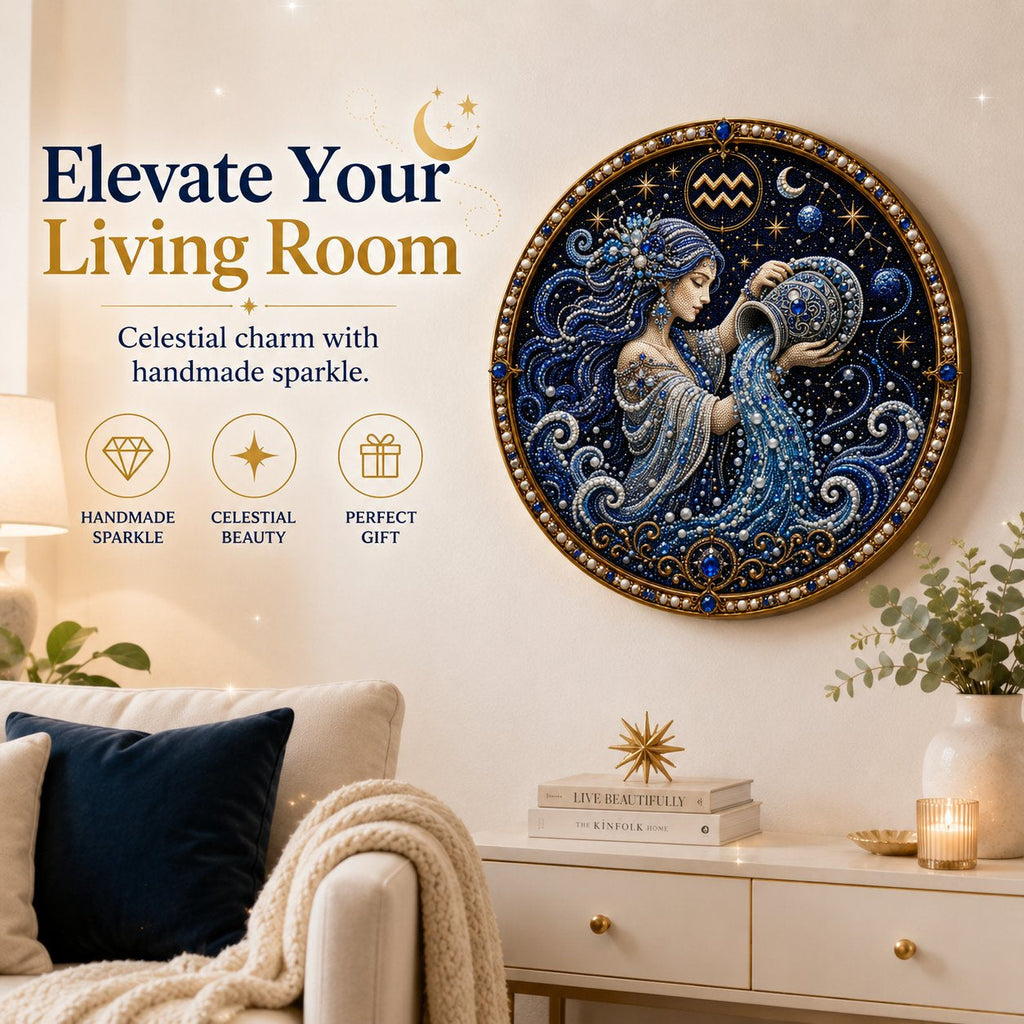 🔥Last Day 49% OFF - 12 Zodiac Signs Pearl Art Kit ♈🌙