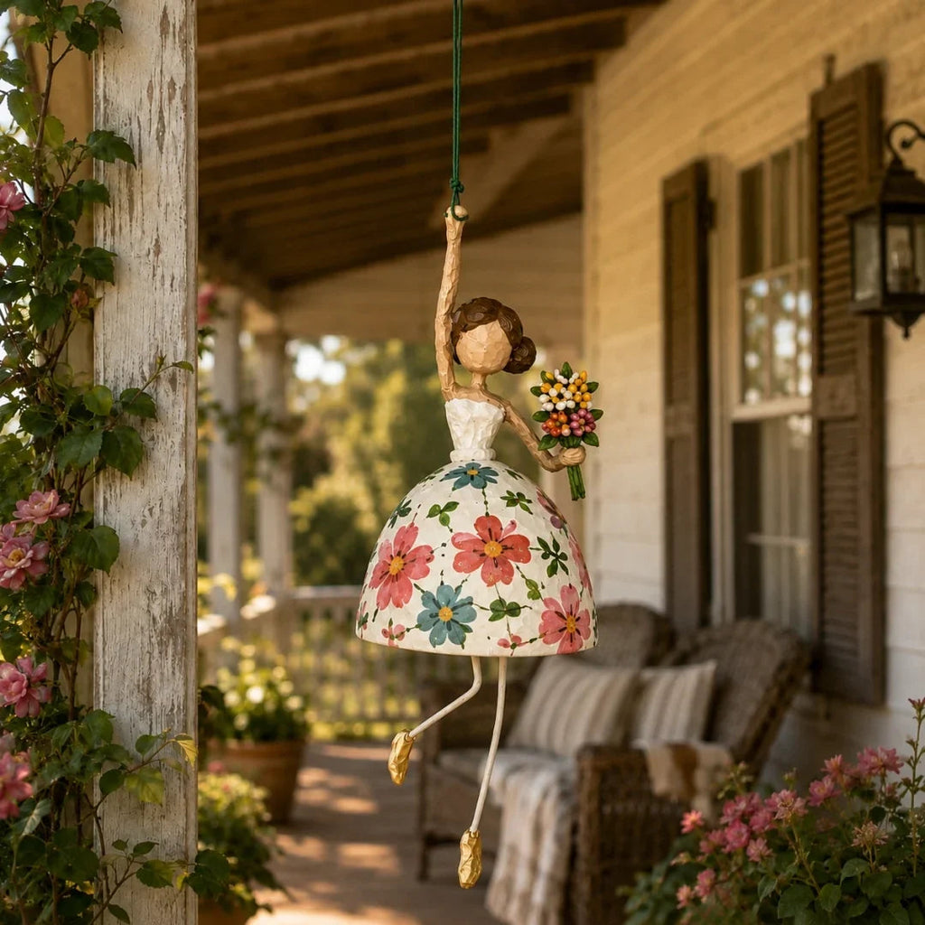 💃🌸 Verspielter Hängeschmuck „Tanzende Dame“
