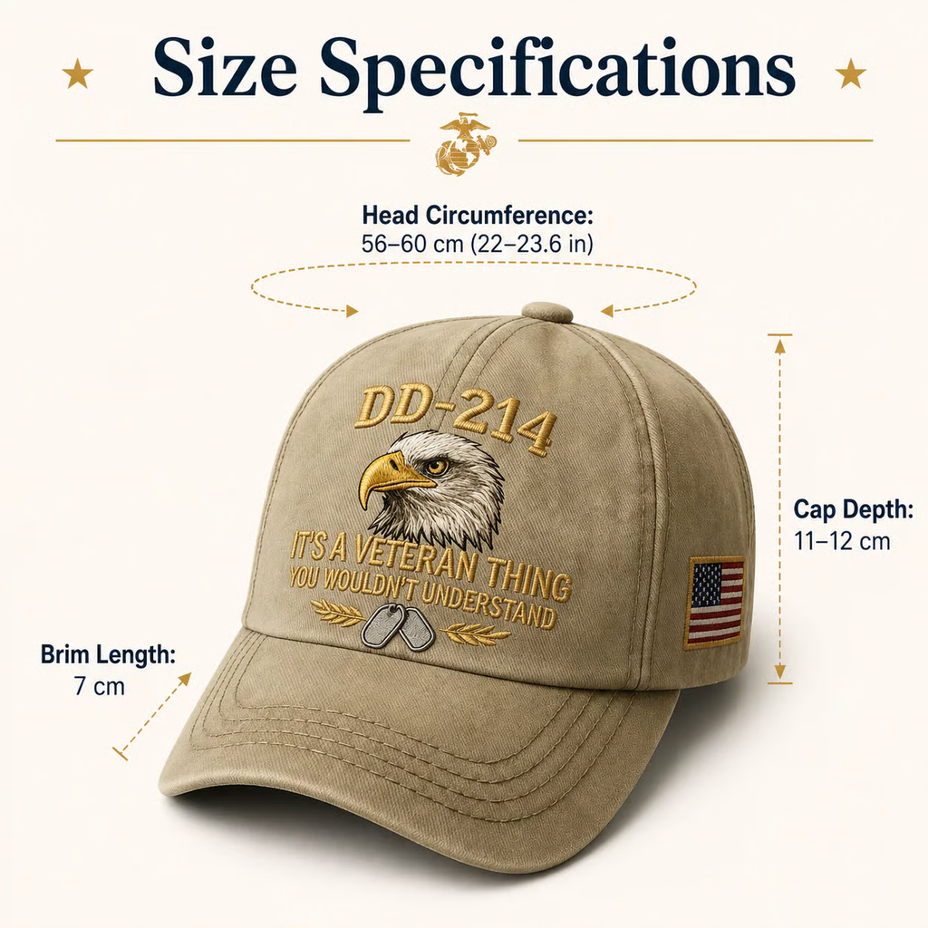 DD-214 Veteran Hat -It's a veteran thing - Embroidered Edition
