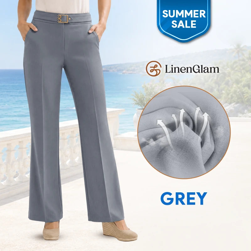 LinenGlam – Vielseitige und bequeme Freizeithose für Damen