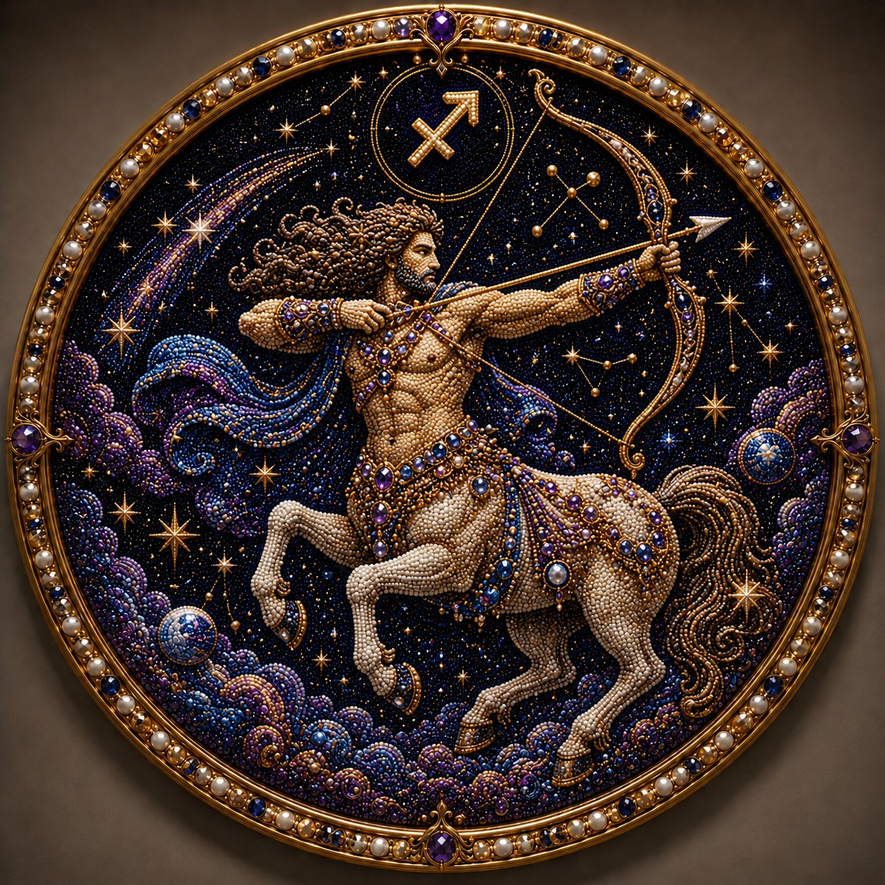 🔥Last Day 49% OFF - 12 Zodiac Signs Pearl Art Kit ♈🌙