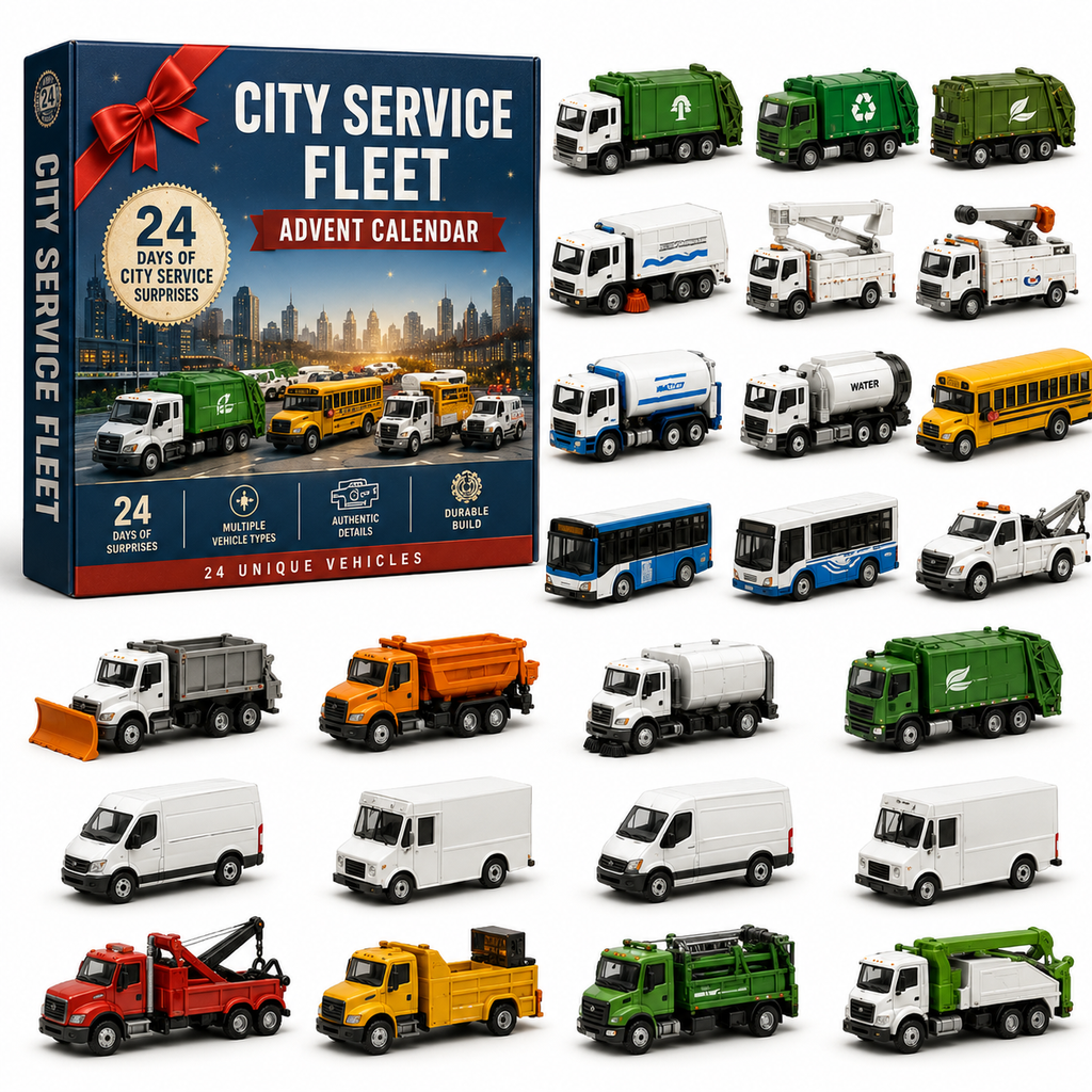 🚜 Build the Fleet Collection 24‑Day Vehicle Advent Calendar Series