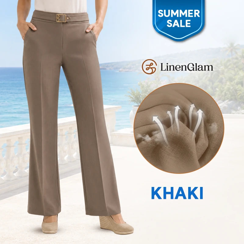 LinenGlam – Vielseitige und bequeme Freizeithose für Damen