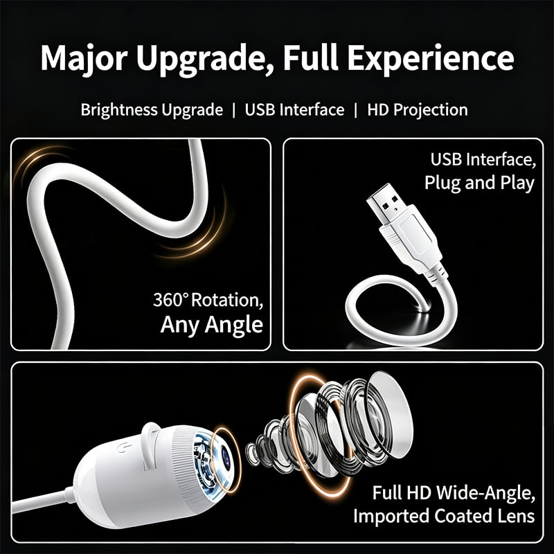 ✨ Plug-and-Play HD Star Projector