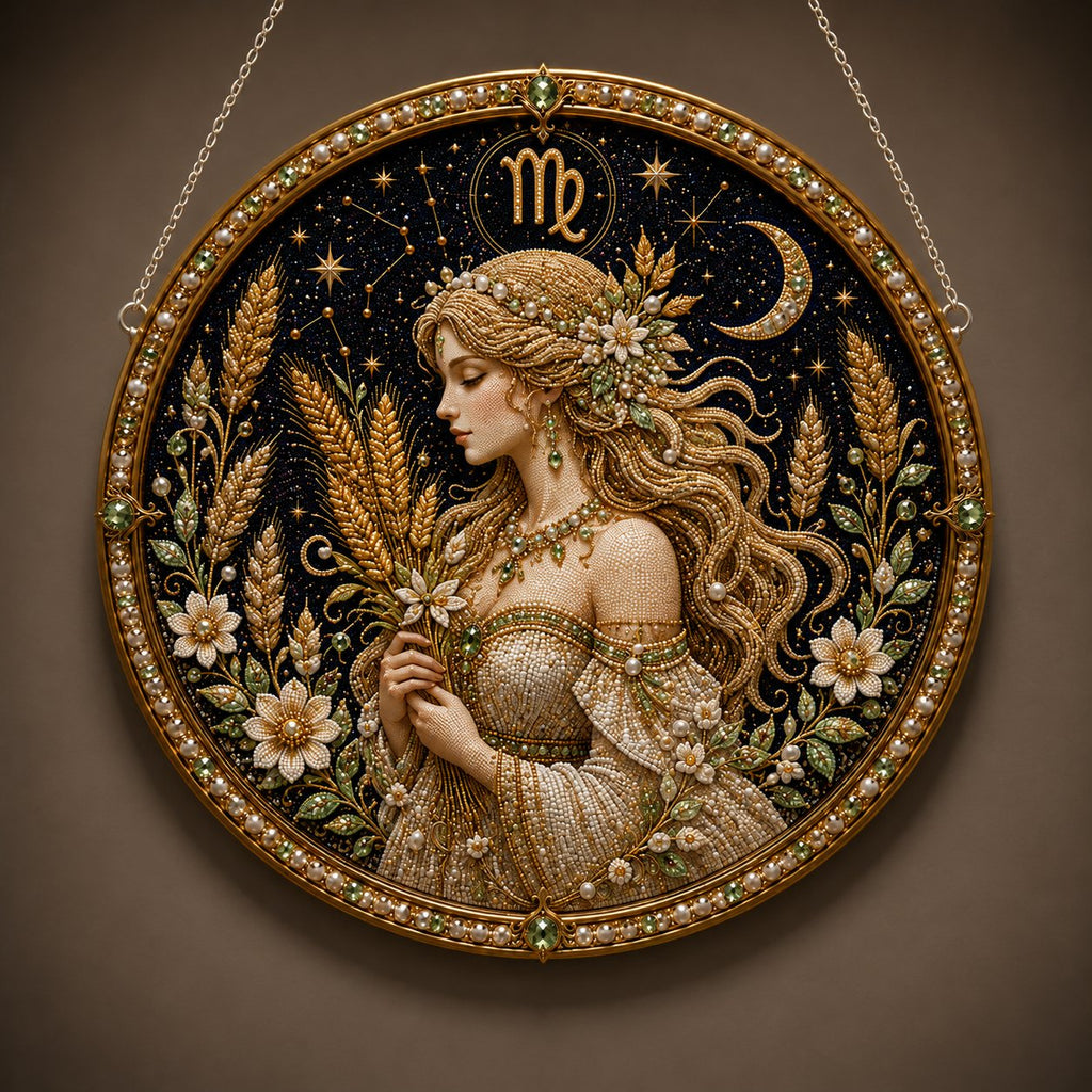 🔥Last Day 49% OFF - 12 Zodiac Signs Pearl Art Kit ♈🌙