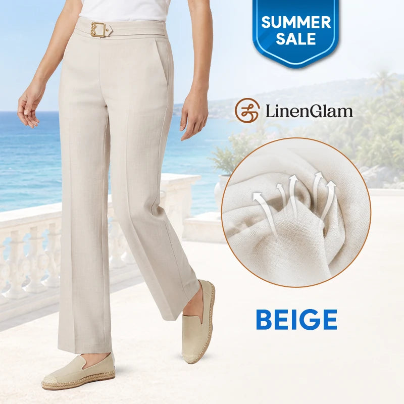 LinenGlam – Vielseitige und bequeme Freizeithose für Damen
