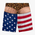 Individuelle lustige patriotische Badeshorts für Herren – personalisierte Geburtstagsgeschenke für Ehemann, Sohn, Enkel, Bruder, Opa, Papa, dich selbst – Achtung Überbreite