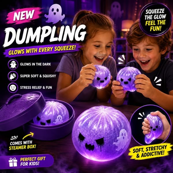 The Viral Mystery Dumpling Halloween Edition Squishy