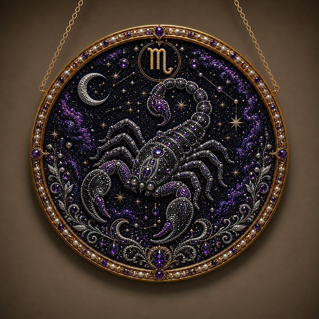 🔥Last Day 49% OFF - 12 Zodiac Signs Pearl Art Kit ♈🌙