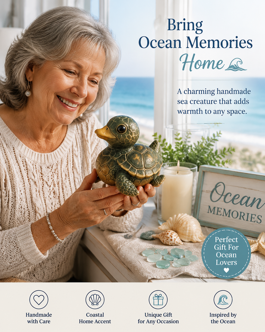 🔥Last Day 49% OFF - 100% Handmade Sea Creature Duck🌊
