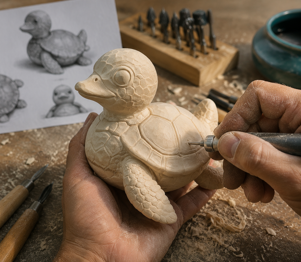 🔥Last Day 49% OFF - 100% Handmade Sea Creature Duck🌊