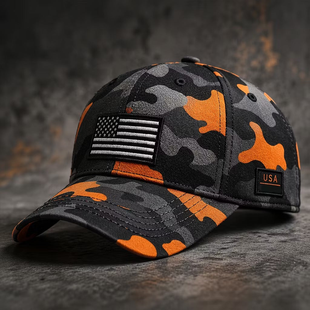 American Patriot Camo Cap Collection – Embroidered Edition