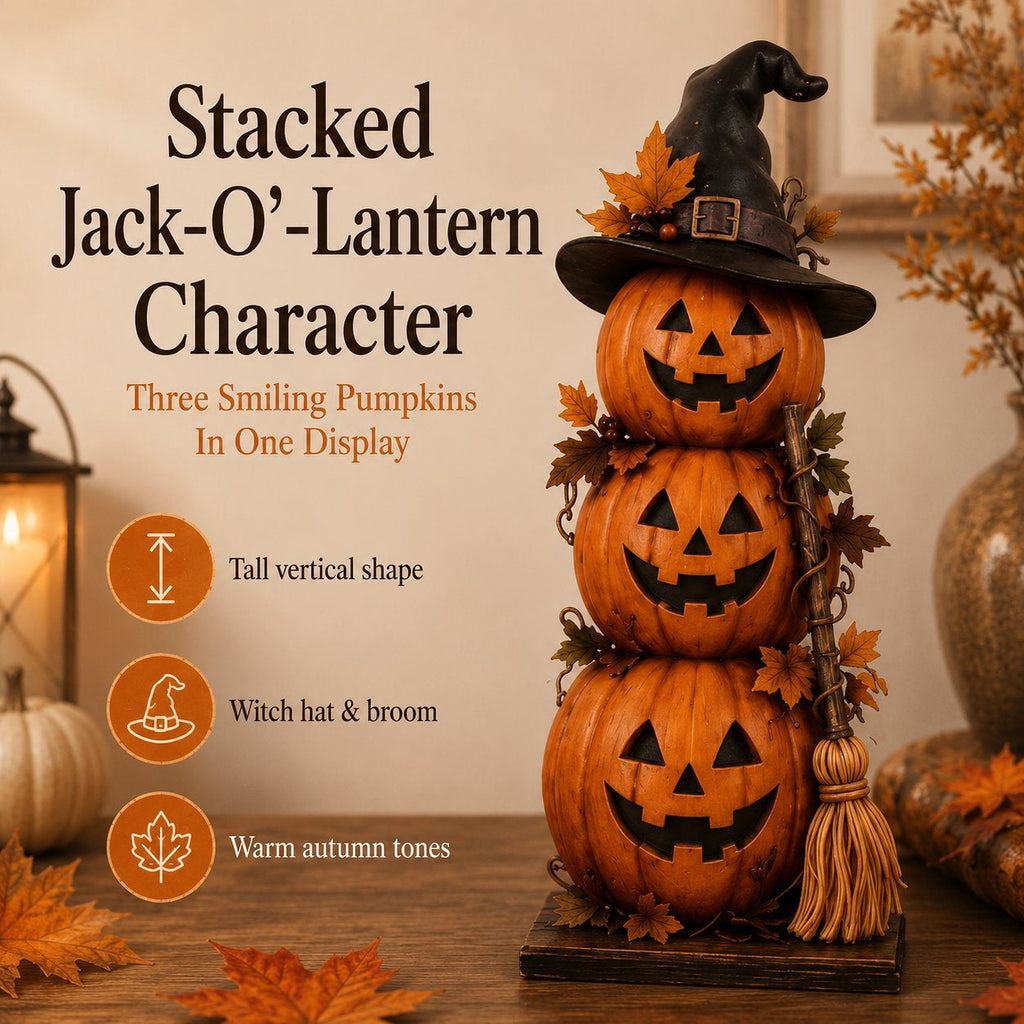 🔥Letzter Tag 49% Rabatt - 🧙🖤Beleuchtete Halloween Geisterhaus- & Figurenkollektion