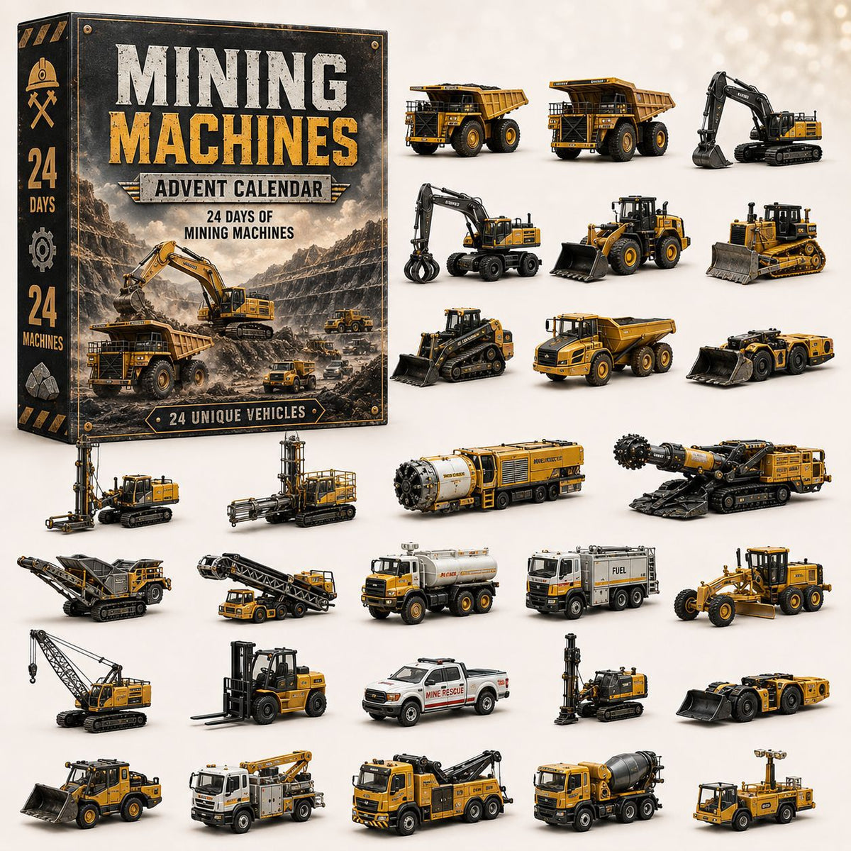 🚜 Build the Fleet Collection 24‑Day Vehicle Advent Calendar Series