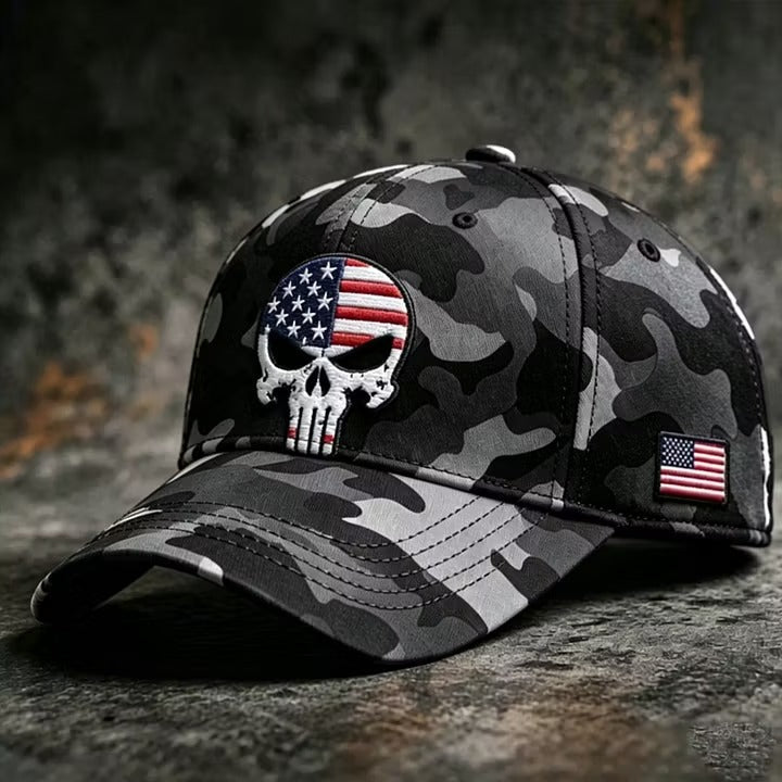 American Patriot Camo Cap Collection – Embroidered Edition