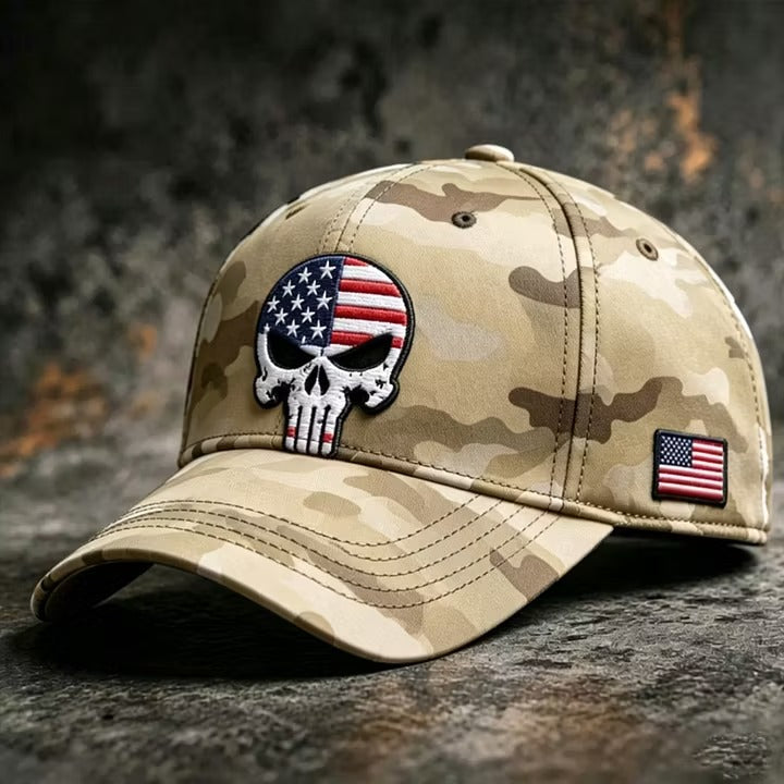 American Patriot Camo Cap Collection – Embroidered Edition