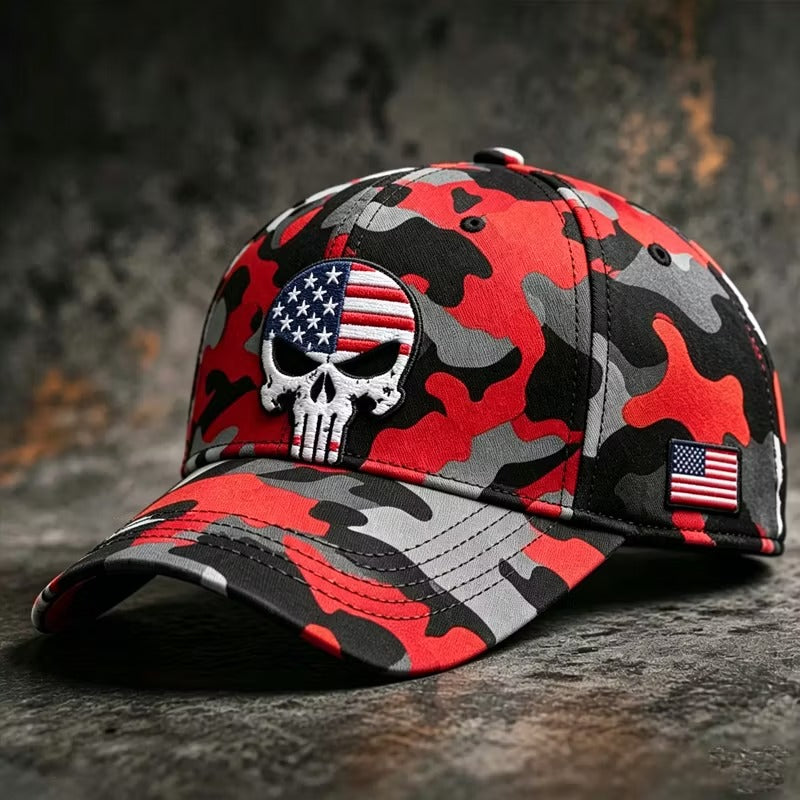 American Patriot Camo Cap Collection – Embroidered Edition