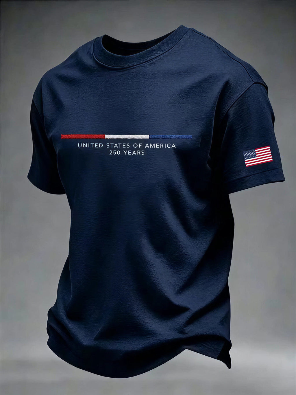 Men's USA 250th Anniversary Red, White & Blue T-Shirt