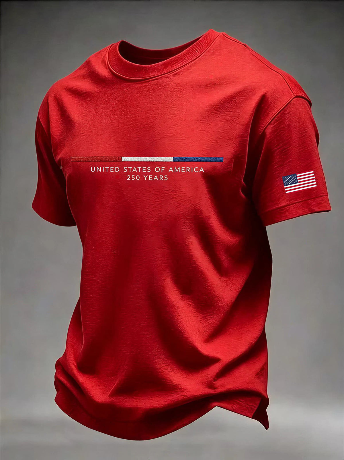 Men's USA 250th Anniversary Red, White & Blue T-Shirt