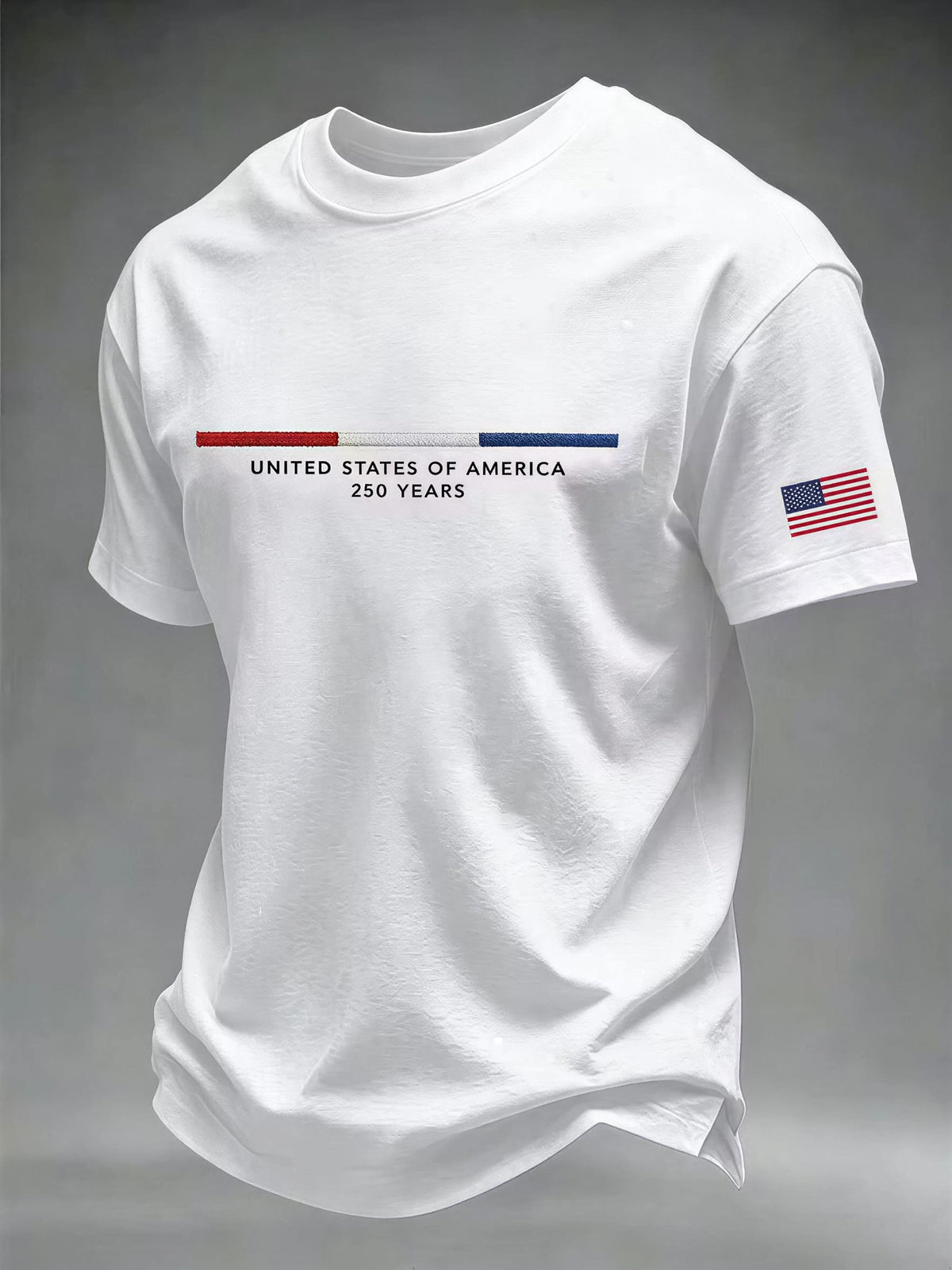 Men's USA 250th Anniversary Red, White & Blue T-Shirt