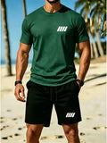 ⏰ Last day: 50% off! 🔥 Men's summer linen set with a polo shirt and shorts