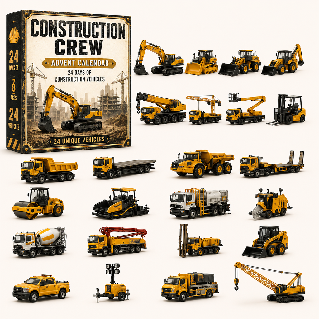 🚜 Build the Fleet Collection 24‑Day Vehicle Advent Calendar Series