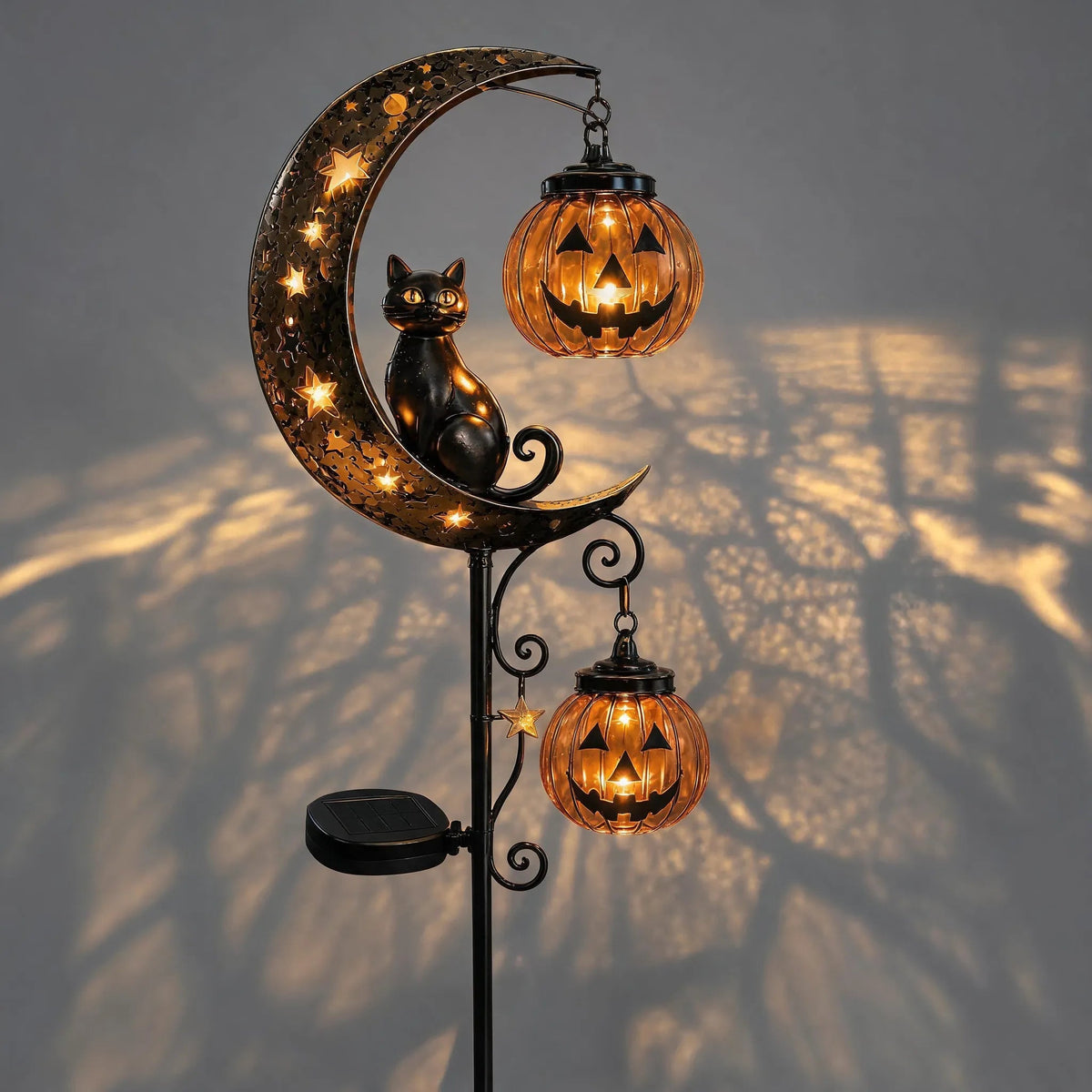 🎃 Halloween Early Bird Sale | 49% OFF 🐈‍⬛ Pumpkin Moon Garden Stake Light